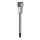 Aigostar - LED solcellslampa LED/0,006W/1,2V 29,5 cm 40 mAh matt krom 6500K IP44