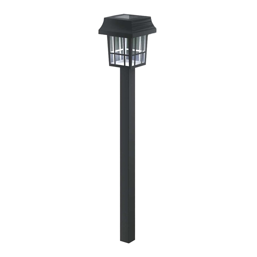 Aigostar - LED solcellslampa LED/0,006W/1,2V 32 cm svart 6500K IP44