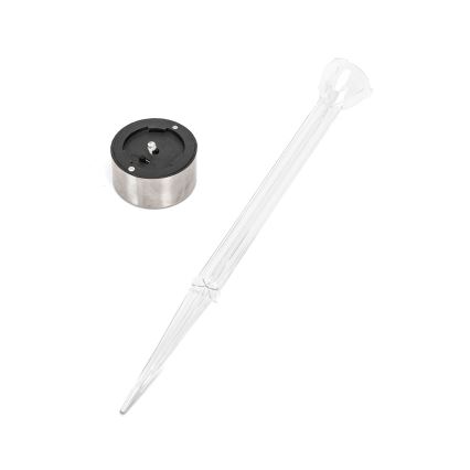Aigostar - LED solcellslampa LED/0,006W/1,2V 32cm matt krom 2700K IP44