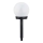 Aigostar - LED solcellslampa LED/0,006W/1,2V 33cm svart 6500K IP44
