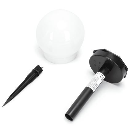 Aigostar - LED solcellslampa LED/0,006W/1,2V 33cm svart 6500K IP44