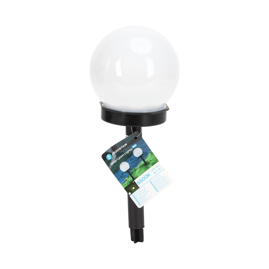 Aigostar - LED solcellslampa LED/0,006W/1,2V 33cm svart 6500K IP44