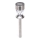 Aigostar - LED solcellslampa LED/0,006W/1,2V 35,5cm matt krom 100 mAh 3000K IP44