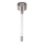 Aigostar - LED solcellslampa LED/0,006W/1,2V 36,7cm matt krom 2700K 40 mAh IP44