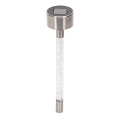 Aigostar - LED solcellslampa LED/0,006W/1,2V 36,7cm matt krom 6500K IP44