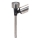 Aigostar - LED solcellslampa LED/0,006W/1,2V 37,5cm matt krom 2700K IP44