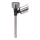 Aigostar - LED solcellslampa LED/0,006W/1,2V 37,5cm matt krom 6500K IP44