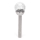 Aigostar - LED solcellslampa LED/0,006W/1,2V 37,8cm matt krom 2700K IP44