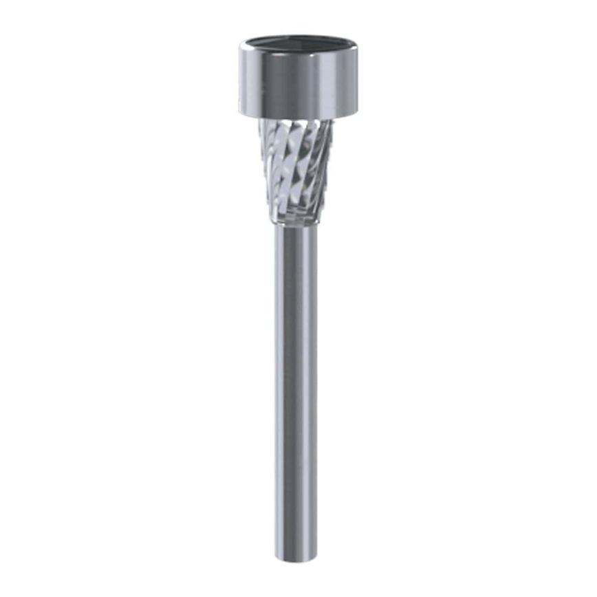 Aigostar - LED solcellslampa LED/0,006W/1,2V 40 mAh 29,5 cm matt krom 6500K IP44