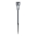 Aigostar - LED solcellslampa LED/0,006W/1,2V 40 mAh 29,7 cm matt krom 6500K IP44