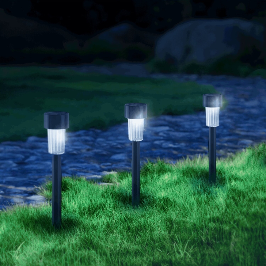 Aigostar - LED solcellslampa LED/0,006W/1,2V 40mAh 6500K IP44 29,5 cm