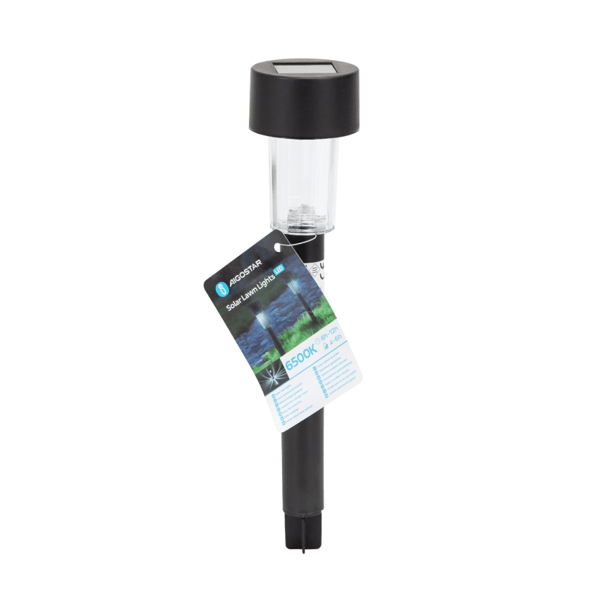 Aigostar - LED solcellslampa LED/0,006W/1,2V 40mAh 6500K IP44 29,5 cm