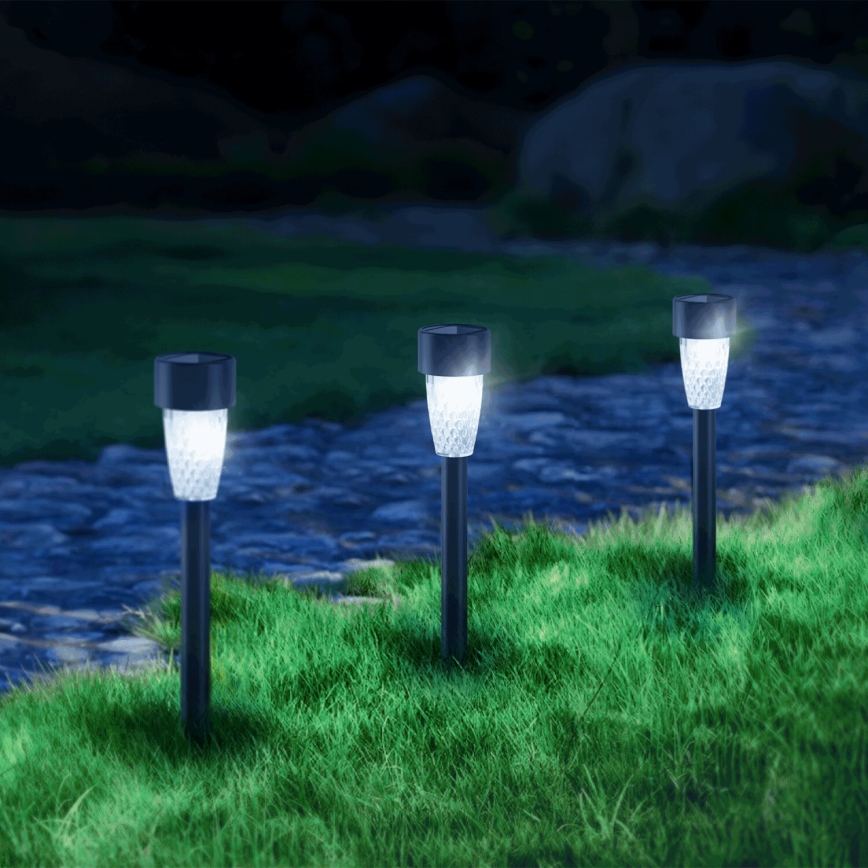 Aigostar - LED solcellslampa LED/0,006W/1,2V 40mAh 6500K IP44 29,7 cm