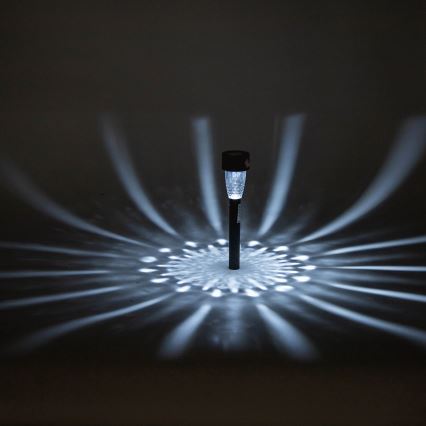 Aigostar - LED solcellslampa LED/0,006W/1,2V 40mAh 6500K IP44 29,7 cm