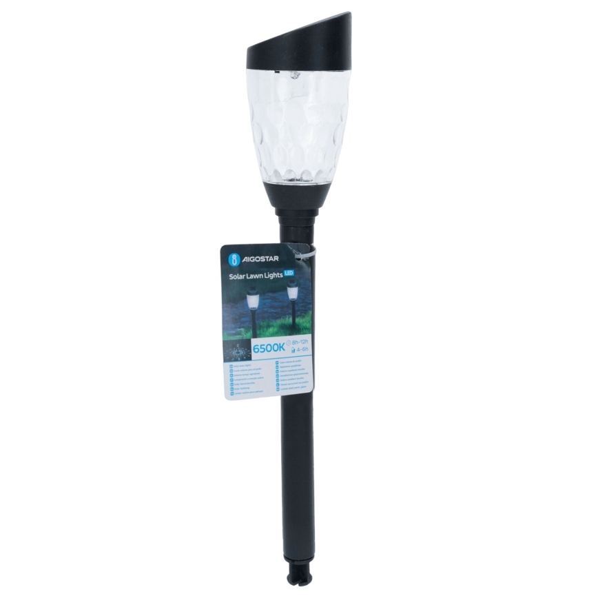 Aigostar - LED solcellslampa LED/0,006W/1,2V 40mAh 6500K IP44 34,5 cm stjärna