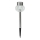 Aigostar - LED solcellslampa LED/0,012W/1,2V 100 mAh 6500K IP44 38,4 cm