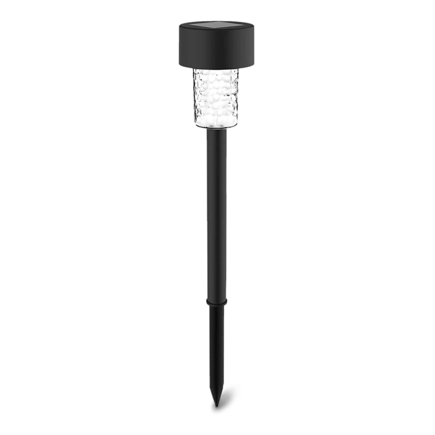 Aigostar - LED solcellslampa LED/0,06W/2V 32,7 cm 6500K IP44 svart