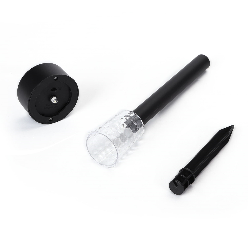 Aigostar - LED solcellslampa LED/0,06W/2V 32,7 cm 6500K IP44 svart