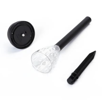 Aigostar - LED solcellslampa LED/0,06W/2V 33,5 cm 6500K IP44 svart