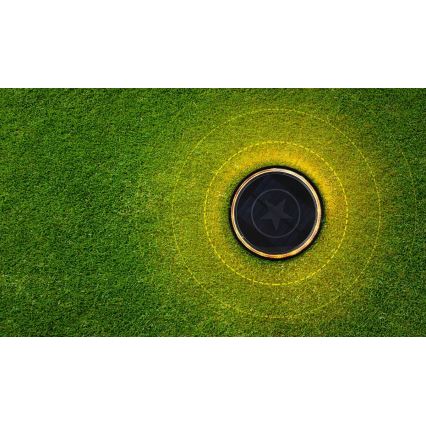 Aigostar - LED solcellslampa LED/0,6W/5,5V 24,5 cm 500 mAh 3200K IP66 svart