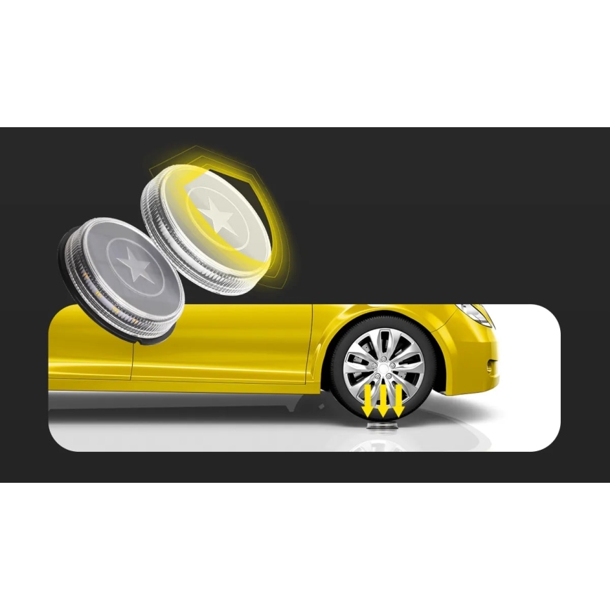 Aigostar - LED solcellslampa LED/0,6W/5,5V 24,5 cm 500 mAh 3200K IP66 svart