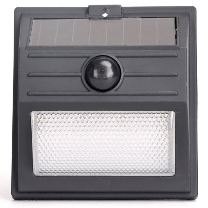 Aigostar - LED solcellslampa med sensor LED/3,7V 6500K 500 mAh IP65 svart