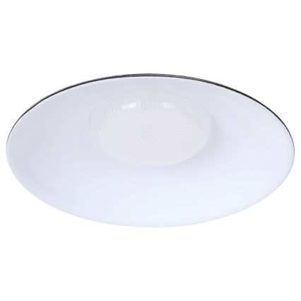 Aigostar - LED solcellsljuskrona med sensor 2xLED/35W/12V 6000 mAh 6500K diameter 15 cm + fjärrkontroll