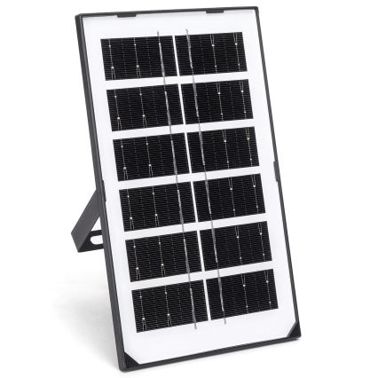 Aigostar - LED solcellsljuskrona med sensor LED/35W/12V 3000 mAh 6500K diameter 10 cm + fjärrkontroll