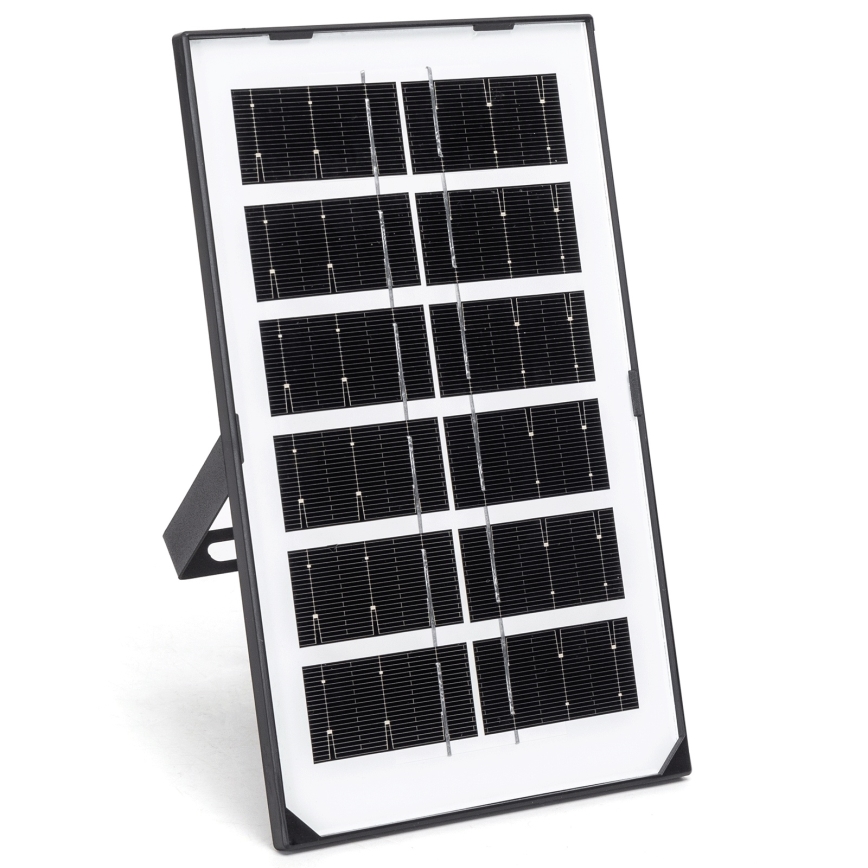 Aigostar - LED solcellsljuskrona med sensor LED/35W/12V 3000 mAh 6500K diameter 10 cm + fjärrkontroll