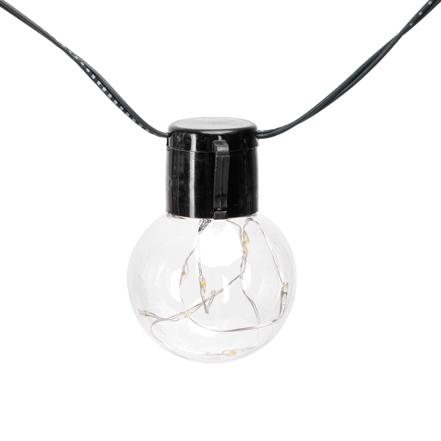 Aigostar - LED solcellsljusslinga för jul 10xLED/8 funktioner 6,5m IP65 500 mAh multicolor