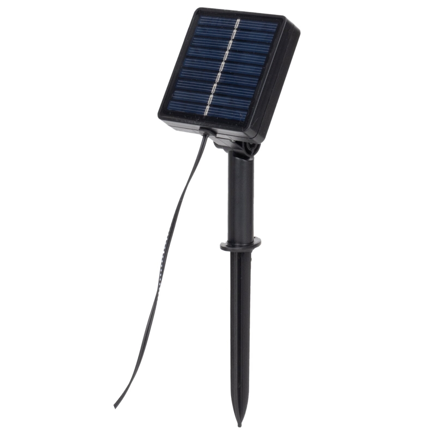 Aigostar - LED solcellsljusslinga 100xLED/12m IP65 varm vit oliv