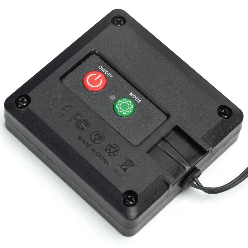 Aigostar - LED solcellsljusslinga 102xLED/2x0,7m IP65 300 mAh varm vit ivy