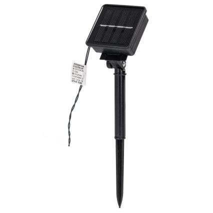 Aigostar - LED solcellsljusslinga för jul 50xLED/8 funktioner 12m 800mAh IP65 varmvit