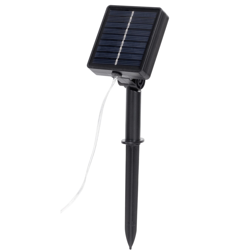 Aigostar - LED solcellsljusslinga 70xLED/4x1m IP65 300 mAh varm vit eukalyptus