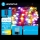 Aigostar - LED solcellsljusslinga för jul 100xLED/8 funktioner 12m IP65 multicolor 800 mAh
