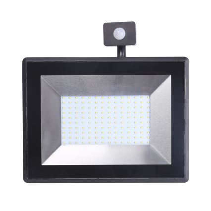 Aigostar - LED strålkastare med sensor LED/100W/230V IP65 svart