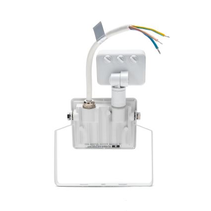 Aigostar - LED Strålkastare med sensor LED/10W/230V 4000K IP65 vit