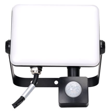 Aigostar - LED strålkastare med sensor LED/30W/230V 6500K IP65 svart