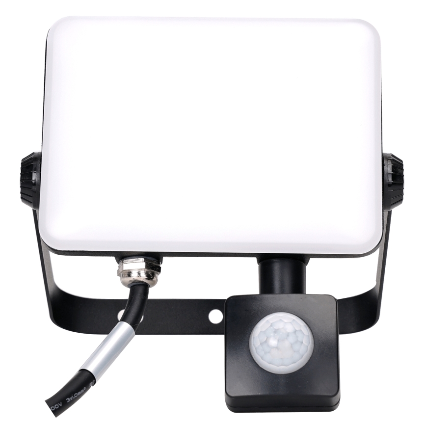 Aigostar - LED strålkastare med sensor LED/30W/230V 6500K IP65 svart