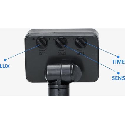 Aigostar - LED strålkastare med sensor LED/50W/230V 4000K IP65 svart