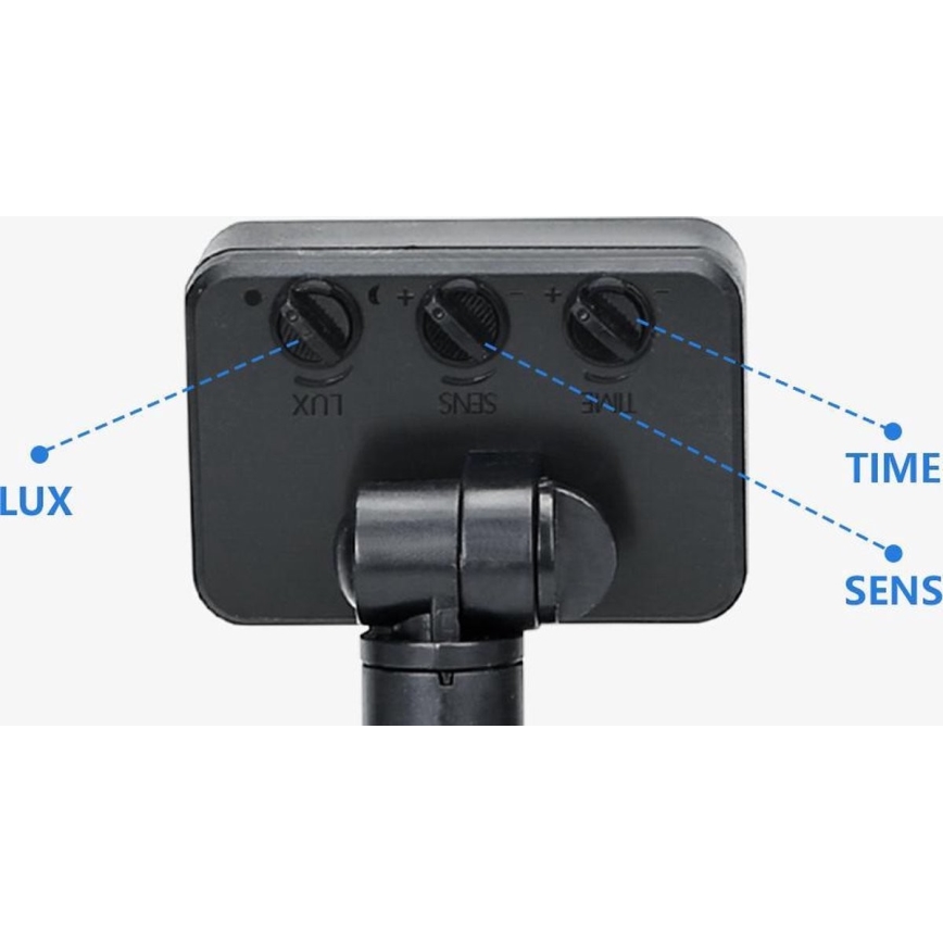 Aigostar - LED strålkastare med sensor LED/50W/230V 4000K IP65 svart
