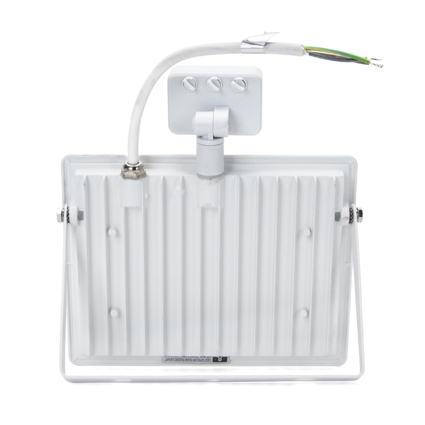 Aigostar - LED Strålkastare med sensor LED/50W/230V 6400K IP65 vit