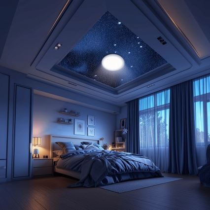 Aigostar - LED ljusreglerad taklampa till badrum MESH Smart LED/12W/230V 3000-6500K IP44 + fjärrkontroll