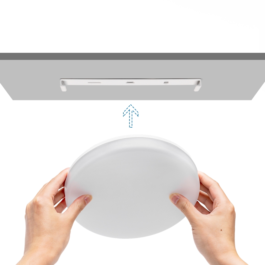 Aigostar - LED taklampa för badrum LED/18W/230V 4000K IP54