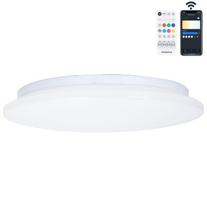 Aigostar - LED ljusreglerad taklampa till badrum MESH Smart LED/18W/230V 3000-65000K IP44 + fjärrkontroll