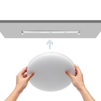 Aigostar - LED taklampa för badrum LED/24W/230V 4000K IP54
