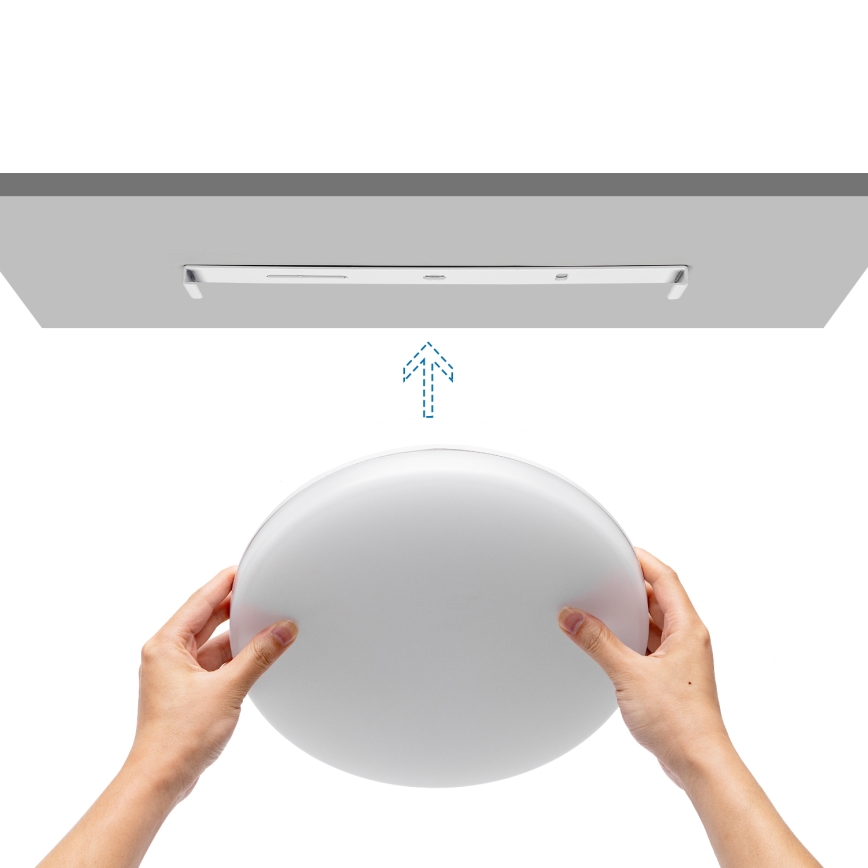 Aigostar - LED taklampa för badrum LED/24W/230V 4000K IP54