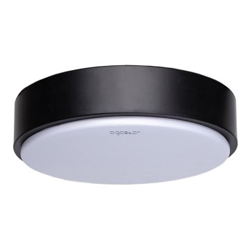 Aigostar - LED taklampa LED/12W/230V 3000K d.23 cm svart