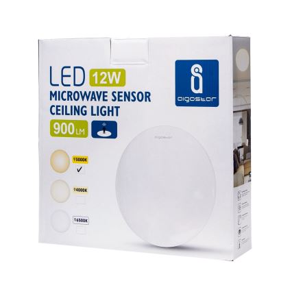 Aigostar - LED-taklampa LED/12W/230V 3000K Ø 28 cm