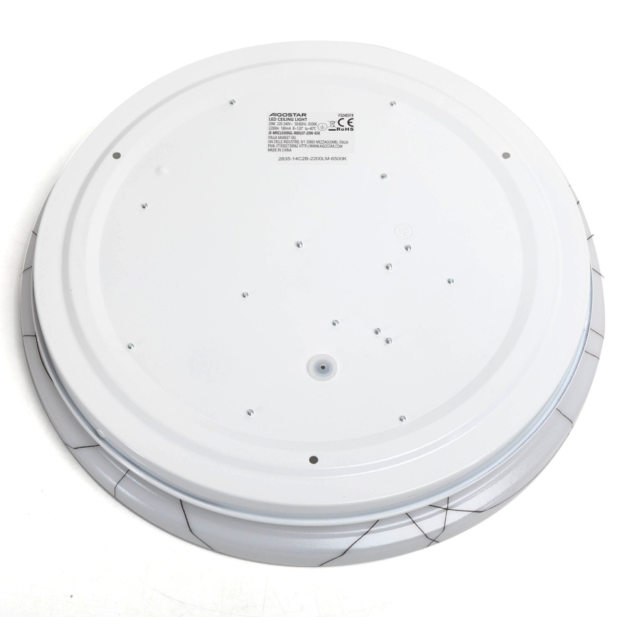 Aigostar - LED taklampa LED/20W/230V 6500K diameter 33cm